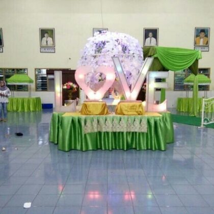 2017 4 Aula SMK Wahid Hasyim 16 04 2017 3 [2017-4] Catering Pernikahan Bima dan Ukhwatun: Kenangan Indah di Aula SMK Wahid Hasyim Surabaya